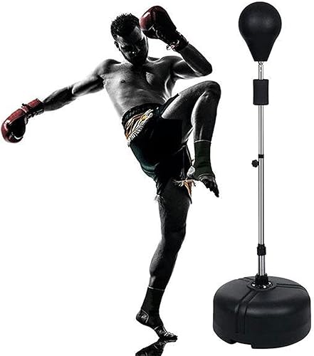 Punchingball - Pallone da boxe, 120-160 cm, regolabile in altezza, con pera da boxe, per adulti - Ysert