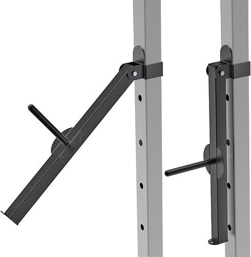 Kipika Cintura Squat Leva Braccio Attacco per 3' x 3' Square Tube Power Cage con Foro 1' o 5/8' - Attacco per mine antiuomo per allenamento di forza - Compatibile con dischi pesi da 2,5 cm e 5,1 cm - Ysert