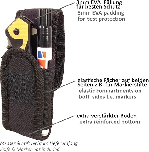 TOOL Fondina per coltello da soccorso (Nero) - Ysert