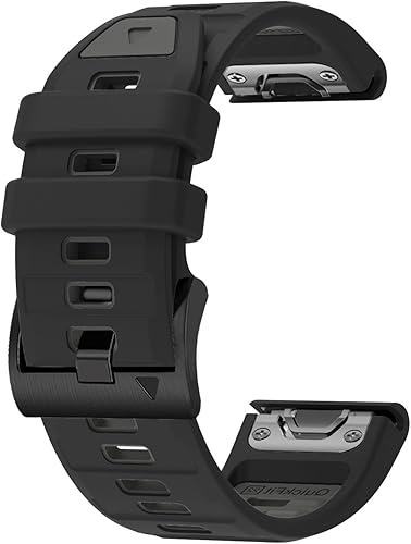 Silicone Braccialetto per Garmin Fenix 8 47mm/Fenix E 47mm Strap. Wristband Bands Sgancio Rapido Cinturino Wristband Armband Sportivo per Garmin Fenix E 47mm/Fenix 8 47mm - Ysert