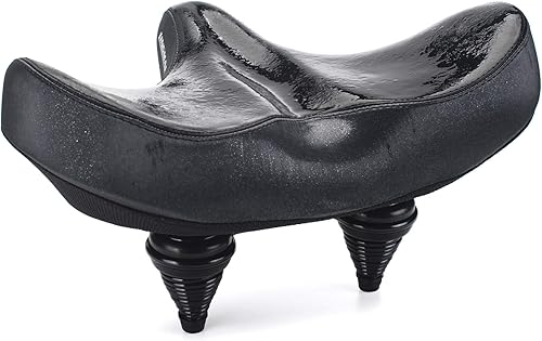 LING MAI Oversize Comfort Sella per Bici, Sella Copertura per Uomini e Donne in Strada Bici Cruiser e Stationary Cyclette, Interni ed Esterni, Ciclismo - Ysert