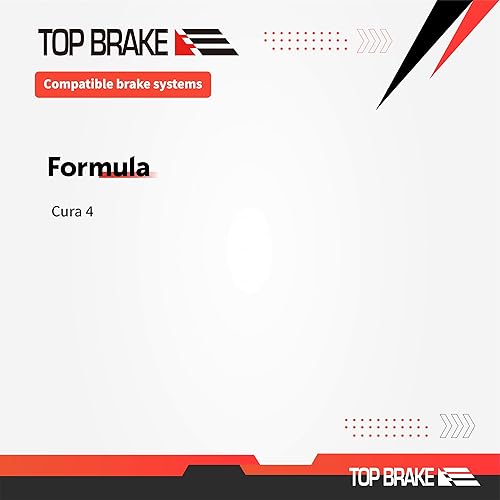 TOP BRAKE Pastiglie freno a disco compatibili con Formula Cura 4 | MTB/eMTB/Downhill/Trail/All Mountain/Enduro Race/Ciclismo - Ysert