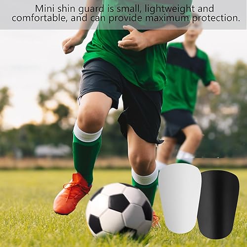 4pcs Mini Football Shin Pads, Parastinchi Calcio Professionali, Equipaggiamento Protettivo per Uomo, Donna, Bambini, Ragazzi, Ragazze, Ideale per Calcio e Altri Sport - Ysert