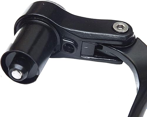 2X Leve del Freno a Bicicletta, Accessorio TT 'estremità a Barra, Barra a Alluminio Nera per Il Triathlon Bici - Ysert