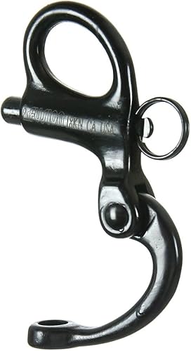 Salite Quick Release ad Alta Resistenza moschettone 18KN Pull-Lock Meccanismo Nero Opaco - Ysert