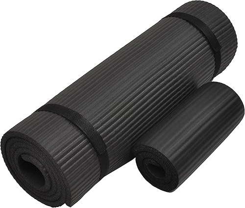 Fitvids - Tappetino da yoga universale ad alta densità, spessore 1,3 cm, resistente agli strappi, con cinghia da indossare e blocchi da yoga opzionali, multiplo - Ysert