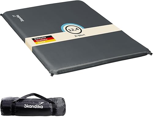 Skandika - Easy Single/Double - Easy 3D Premium Single/Double - Materassino autogonfiante - ideale per il campeggio - spessore 10 cm (3D Premium Double) - Ysert