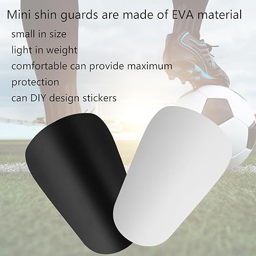 4pcs Mini Football Shin Pads, Parastinchi Calcio Professionali, Equipaggiamento Protettivo per Uomo, Donna, Bambini, Ragazzi, Ragazze, Ideale per Calcio e Altri Sport - Ysert
