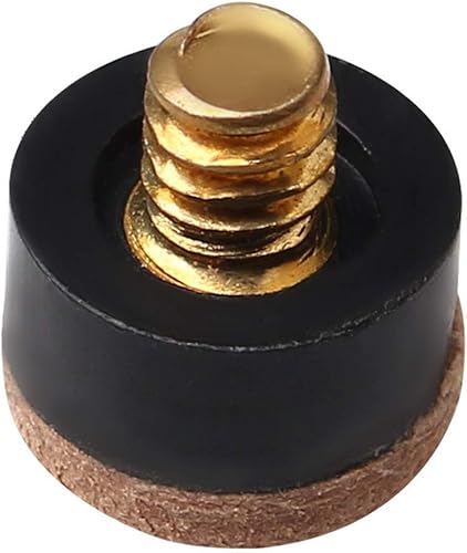 20 punte da biliardo, 10 mm, punta da biliardo in legno a vite in metallo per Snooker Changement - Ysert