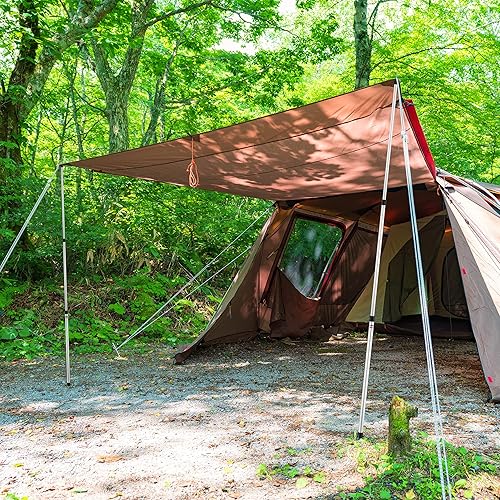 Relaxdays Pali Telescopici per Tende da Campeggio, Set da 2, Aste Regolabili in Altezza da 93 a 230 cm, Argentato - Ysert