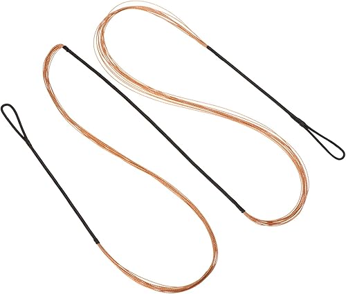 Sostituzione Corda Arco, Corda Arco Ricurvo a 12 Fili per Amo 54' Arco Ricurvo Tradizionale, Nero Arancia - Ysert