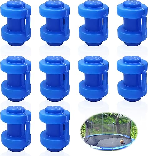 Tappi terminali per Trampolino, 10 Pezzi Tappi per Trampolino, Copertura per Bordi del Trampolino, Tappi di Chiusura per Trampolino, Accessori per Trampolini Sportivi, Ø25mm - Ysert