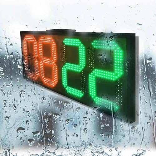 Tabellone Elettronico per Sostituzioni di Calcio (60 Cm/Display Monofacciale), Tabellone di Sostituzione A LED per Calcio, Tabellone per Cambio Giocatore, Batteria Ricaricabile,60cm - Ysert