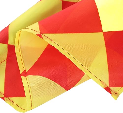LONGHAO 4 PCS Carte per Arbitri di Calcio Bandiera dell'Arbitro di Calcio Set di Carte da Arbitro Fischietti Arbitro in Metallo Scheda Arbitro Rosso Giallo,con Fischietto - Ysert