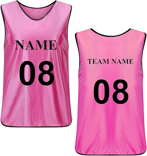TopTie (prezzo/pezzo) Gilet da allenamento personalizzati Scrimmage bavaglini da calcio per adulti - Ysert