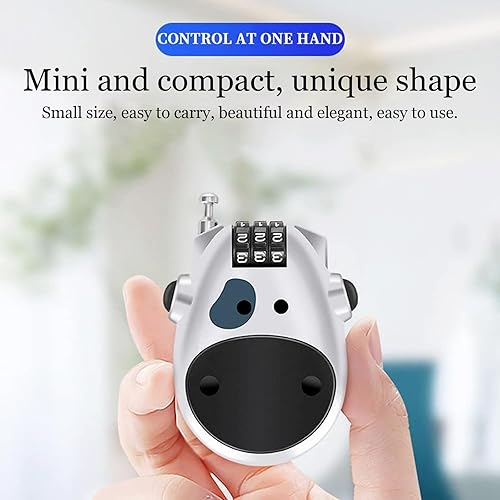 Lucchetto Per Valigia Bici,Lucchetto Con Cavo,Lucchetto Per Casco Moto,Lucchetto Con Codice a 3 Cifre,lucchetto Scooter,Lucchetto a Combinazione Bici,Lucchetto Universale a Codice Argento - Ysert