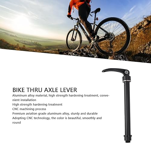 Leva per Perno Passante per Bici in Lega di Alluminio, Perno Passante Anteriore Leggero a Sgancio Rapido per Bici - Ysert
