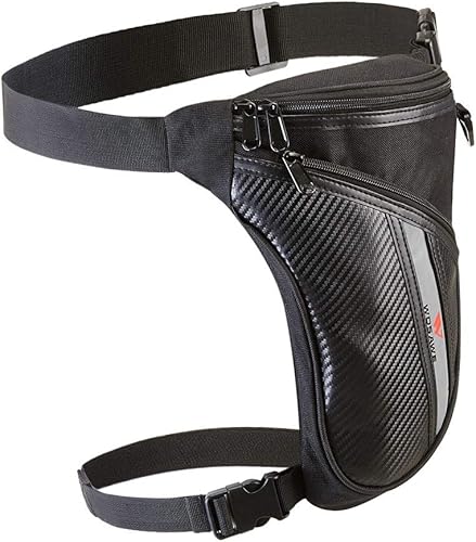 Borsa da Gamba Uomo, Impermeabile Marsupio per Casuale Viaggio Ciclismo Arrampicata Escursionismo Campeggio Equitazione Moto - Ysert