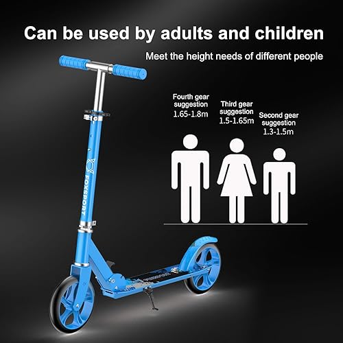 K IKIDO - Monopattino per adulti-pieghevole-caricato fino a 150 kg - Ysert