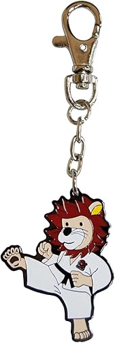 Portachiavi arti marziali – Karate Taekwondo portachiavi per bambini, bianco, 8cm - Ysert