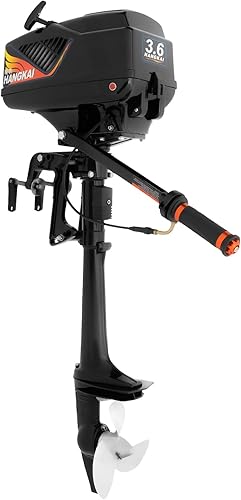 Motore fuoribordo da 3,6 CV a 2 tempi, raffreddato ad acqua, motore a benzina, gonfiabile, barche da pesca, motoscafi piccole barche - Ysert