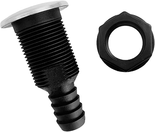Scafi Passanti in Acciaio Inossidabile in Nylon per Barche, Scarico per ombrinali per impieghi gravosi per Diametro del Tubo Flessibile da per sentina Pompa, 1-1/4“(31.75mm) - Ysert