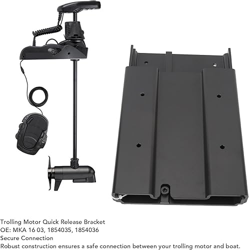 Sostituzione per Minn Kota 1854035 1854036 MKA-16-03 Staffa a Sgancio Rapido per Motore da Pesca Alla Traina Compatibile con Ulterra, Terrova, PowerDrive, PowerDrive V2 - Ysert