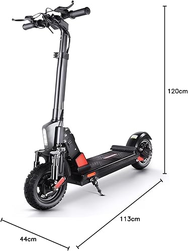 Monopattino Elettrico Adulti Motore Scooter Elettrico Monopattini Elettrici, 13Ah 48V Batteria Monopattino Elettrico 10 Pollici - Ysert