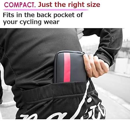 Borsa da bicicletta, Ciclismo Custodia Impermeabile Mobile Phone Case - Grigio (160g, B: 3.9 pollici, L: 7.9 pollici, Poliestere, Cinghia Regolabile, Tasca con Cerniera) - Ysert