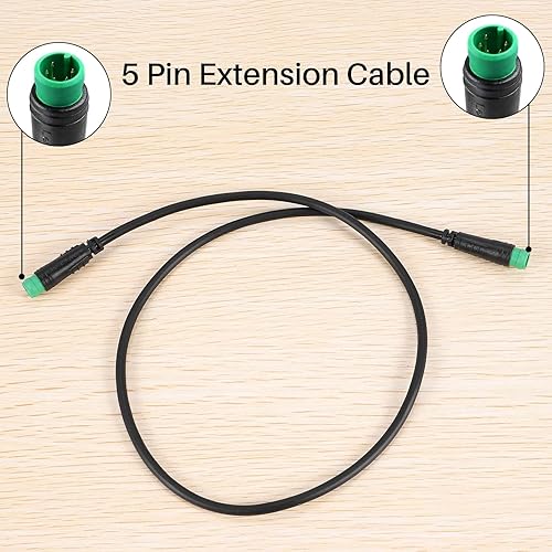 Bicicletta elettrica bicicletta elettrica 5 pin maschio a spina display cavo cavo spina per motore medio BBS01/BBS02/ - Ysert