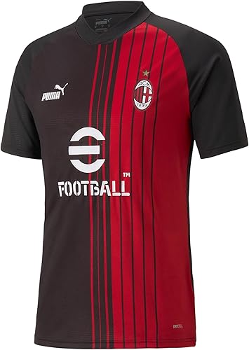 AC Milan Maglia Prematch, Stagione 2022/23, Adulto, Unisex - Ysert