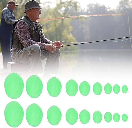 SUNGOOYUE Perle da Pesca Luminose, 900 Pezzi Multi Modello Perline da Pesca Glow Attrezzatura da Pesca per la Pesca All'aperto Acqua Dolce in Acqua - Ysert