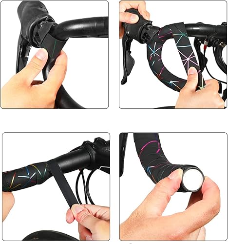 Nastro per Manubrio della Bici, Nastro per Manubrio della Bicicletta EVA Avvolge La Maniglia per Ciclismo Nastro per Manubrio della Bicicletta Antiscivolo - Ysert