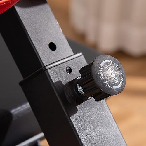 HOMCOM Panca Piana Palestra, Panca Pesi Regolabile per Allenamento a Casa, Panca Palestra Multifunzione con 1 Regolazione Piana e 2 Reclinazioni, 4 Regolazioni del Piede, Nero - Ysert