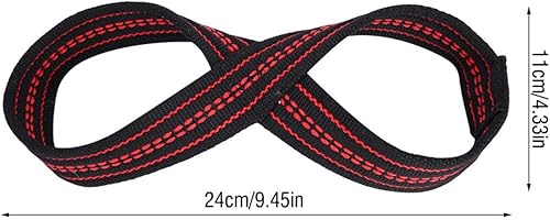 Kuuleyn Cinghie per Sollevamento Pesi, Cinghie di Sollevamento in Nylon Morbido con Figura 8, Cinghie da Polso per Uomini e Donne, stacchi - Cinghie per Sollevamento Pesi - Ysert