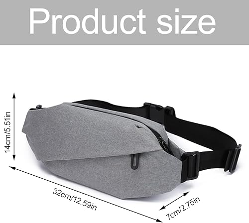 Borsa A Tracolla Da Uomo/Donna Con Tracolla Regolabile, Borsa A Tracolla Impermeabile Multiuso Impermeabile Sportivo Running Borsa Per Uomo E Donna,Per Viaggi, Ciclismo, Sport, Uso Al Lavoro (grigio) - Ysert