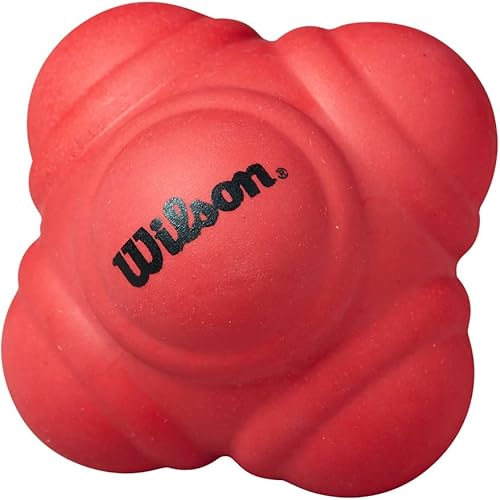 Wilson Reaction Ball, Palla da Tennis per Allenamento Unisex-Adolescente, Rosso, S - Ysert