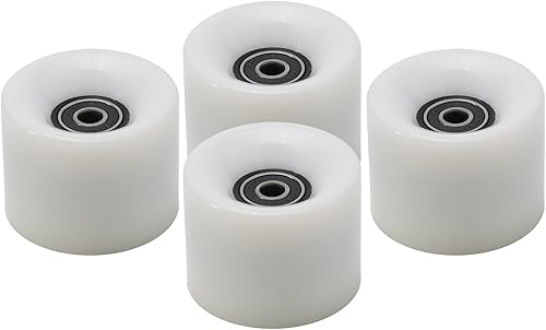 Ruote per skateboard e longboard, 4 pezzi, 78A, per skateboard e longboard ABEC-9, distanziali con cuscinetti ABEC-9, set per skateboard (arancione) - Ysert