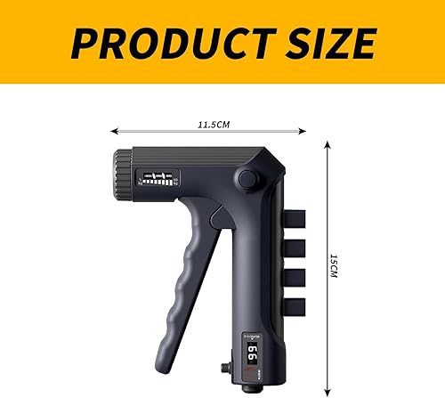 Avambracci Attrezzi, Hand Grip Regolabile, Gripper per Allena Avambracci e Riabilitazione Mano, Allenamento Avambraccio con Contatore Meccanico, Molle per Mani con Due Modalità di Allenamento, 1 Pezzo - Ysert