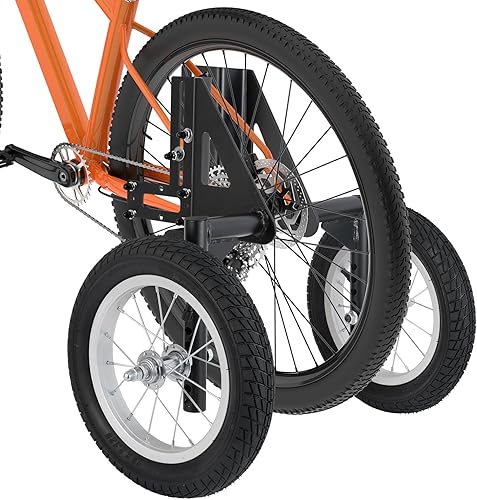 Rotelle stabilizzatrici regolabili per bici da adulto, adatte per bici da 61 cm a 73,7 cm, qualità resistente - Ysert