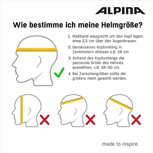 ALPINA HAARLEM, Casco da Bicicletta Unisex Adulto - Ysert