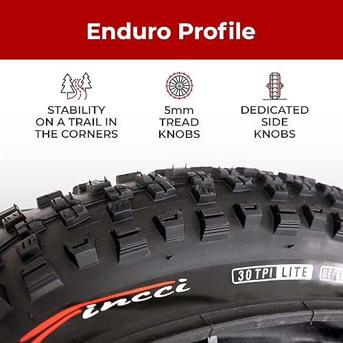 Copertone mtb 27.5 x 2.35 Pollici - Coppia Pneumaticos Pieghevole MTB 27.5 Strada 60 TPI, Gomme Maori 27,5 per Bici Elettrica, Ibrida, Mountain bike 60-584 - Confezione da 2 - Ysert