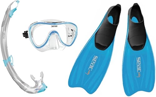 SEAC Easy Set Tris Maschera, Pinne e Aeratore - Ysert