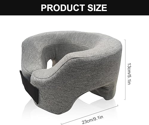 Cuscino per dormire con faccia in giù, posizione sdraiata e sdraiata, cuscino portatile a forma di U per viaggi, voli lunghi in aereo - Ysert