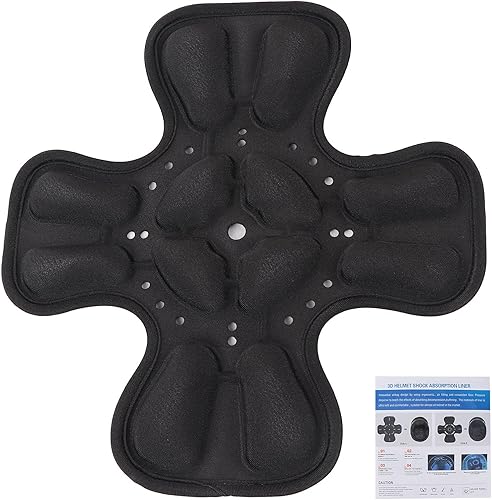 Imbottitura in schiuma per casco Klanata, imbottitura per moto Acouoto con vestibilità universale e protezione della testa a 360°, dotata di assorbimento degli urti con tasca - Ysert