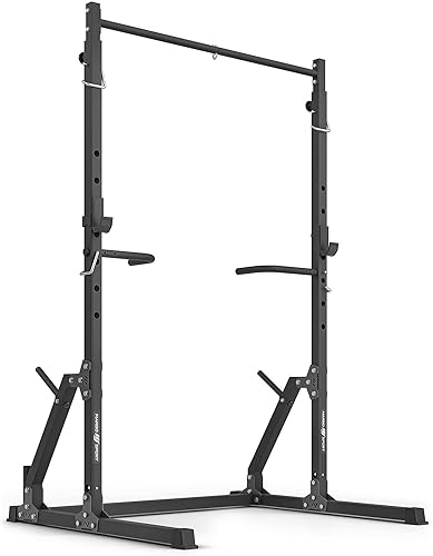 Marbo Sport MS-U116 2.0 - Barra per trazioni fisse con supporto per bilancieri e stazione dip - Ysert