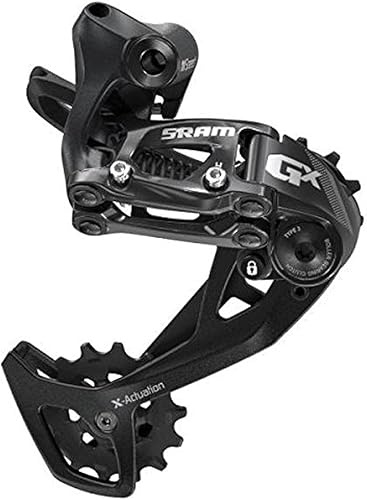 SRAM GX - Deragliatore posteriore per bicicletta, con gabbia media a 2 x 11 velocità - Ysert