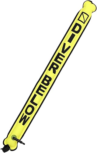 Essentall - Boa di sicurezza per immersioni subacquee ad alta visibilità, boa di segnalazione per sub gonfiabile, boa di sicurezza per immersioni ad alta visibilità - Ysert
