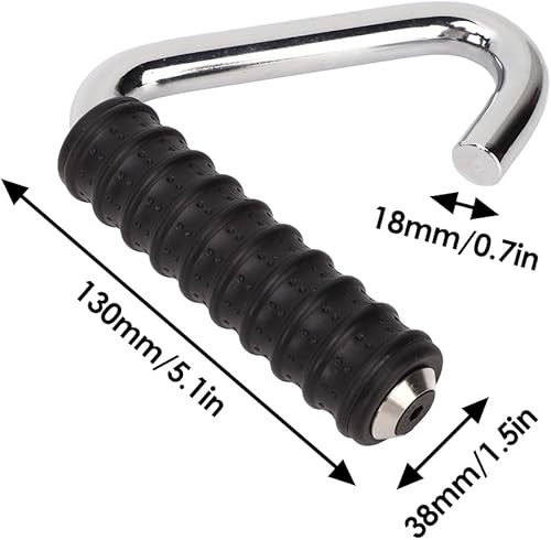 Maniglia per Barra di Impugnatura Fitness, Maniglia a Forma di C Universale Maniglia Barra di Trazione per Allenamento Avvolta con Rivestimento in Gomma - Ysert