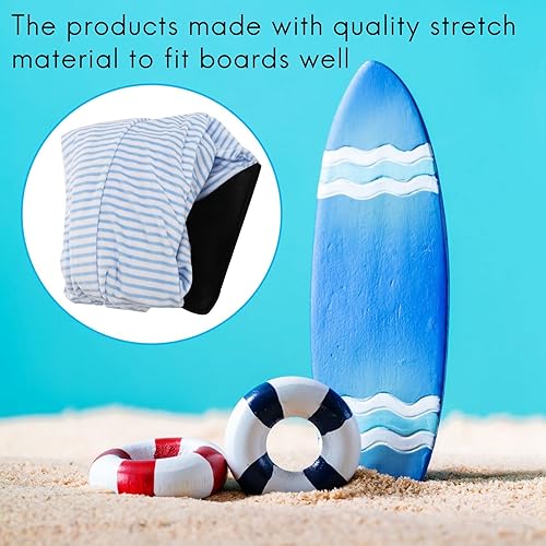 Surfboard Cover 6Ft Protettiva per Borsa da Surf con Strisce Blu e Bianche - Ysert